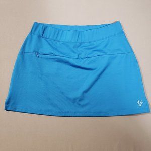 Roaming Dhabi Women's Stretch Performance Golf/Tennis Skirt Blue, Size Small
